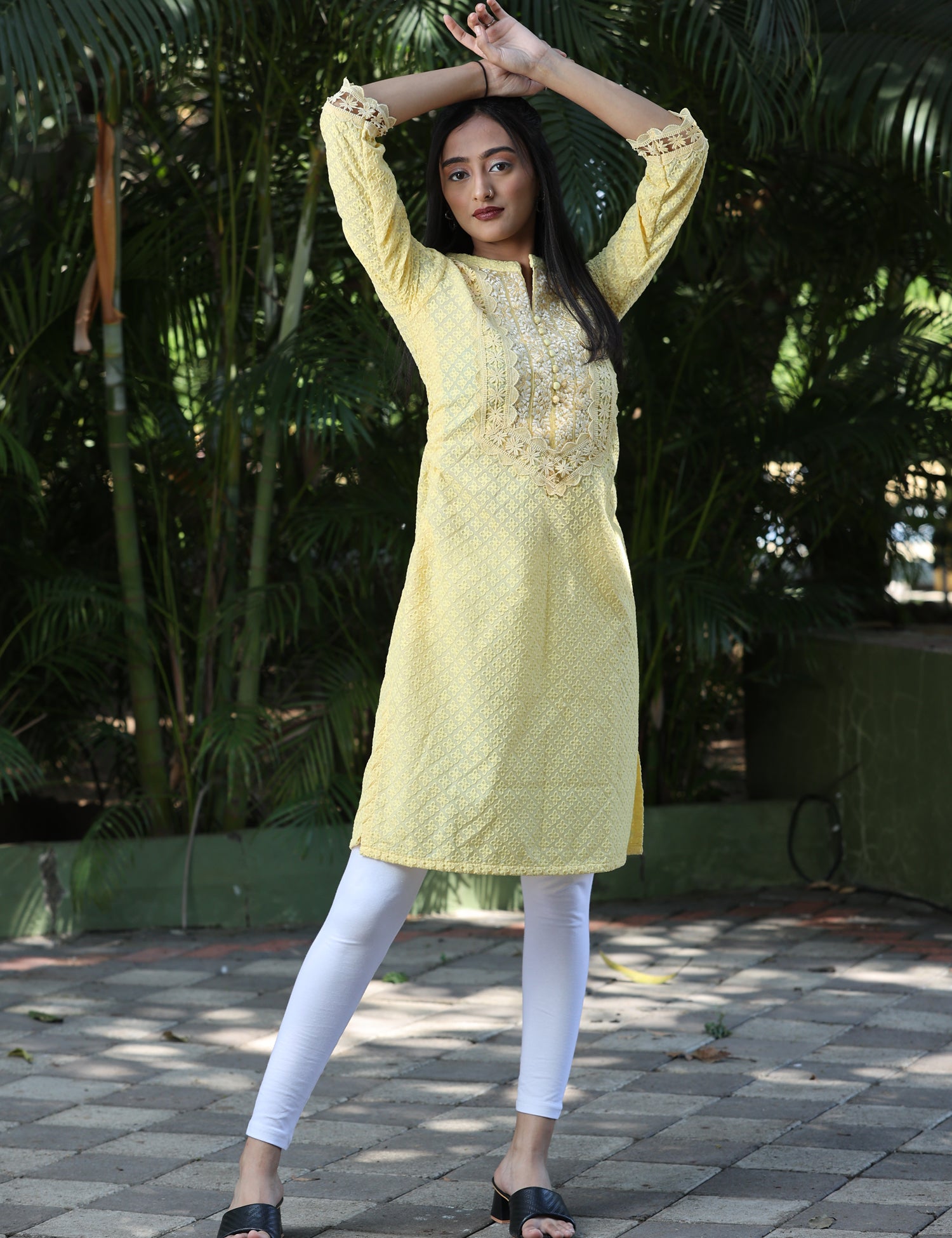 Hakoba-2 side cut kurti