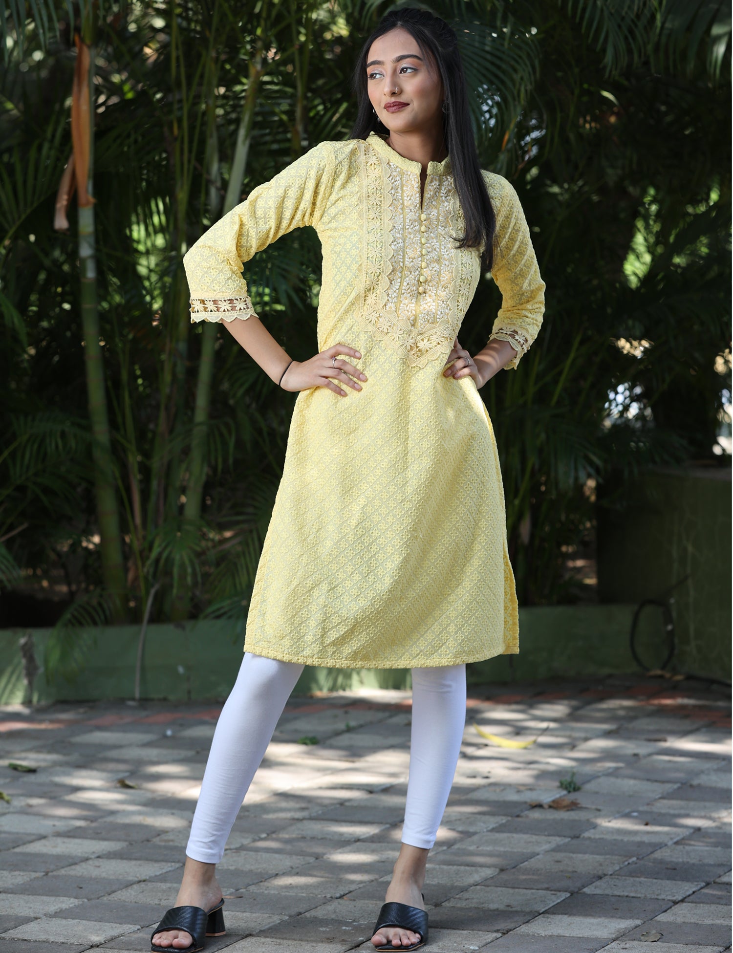 Hakoba-2 side cut kurti