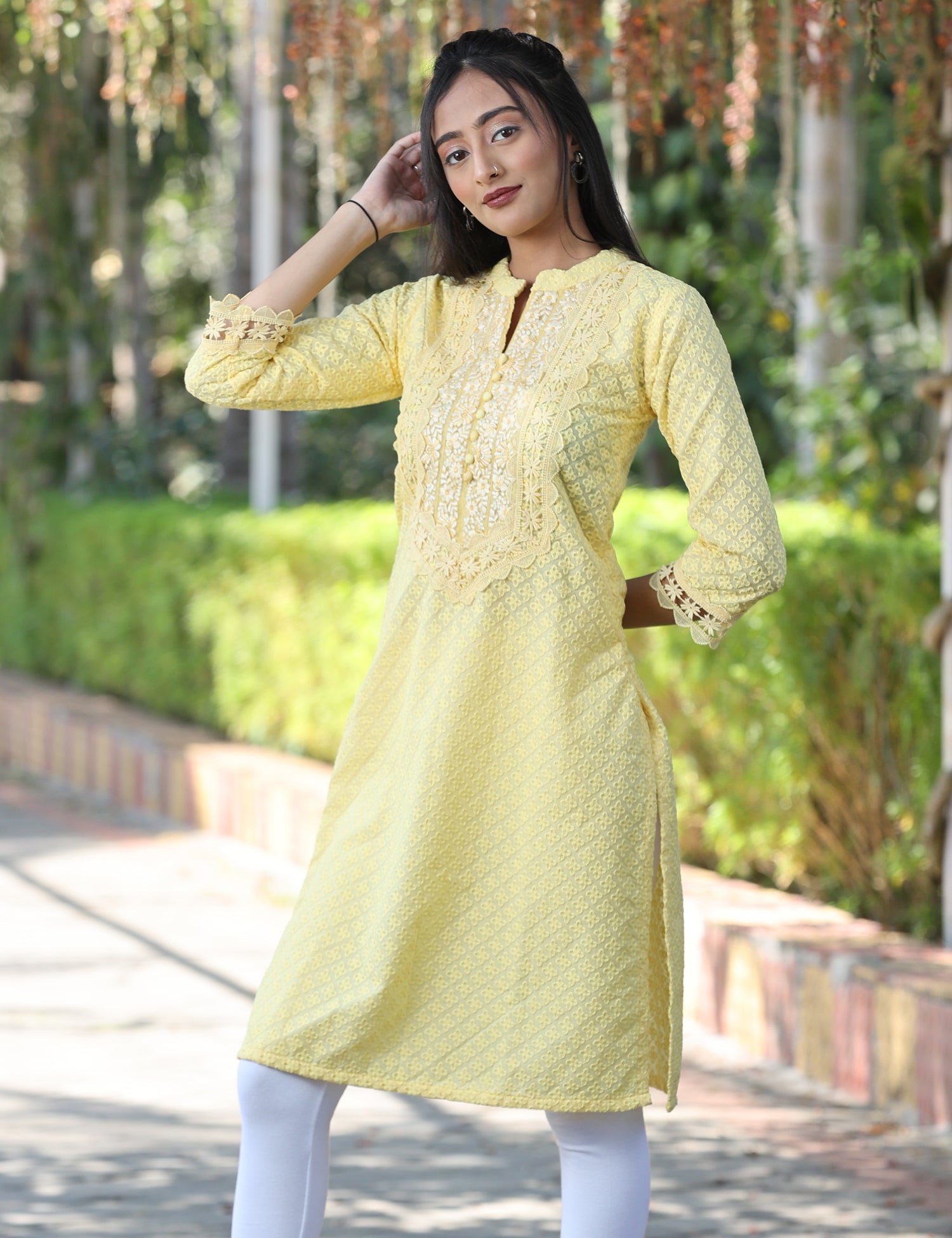 Hakoba-2 side cut kurti