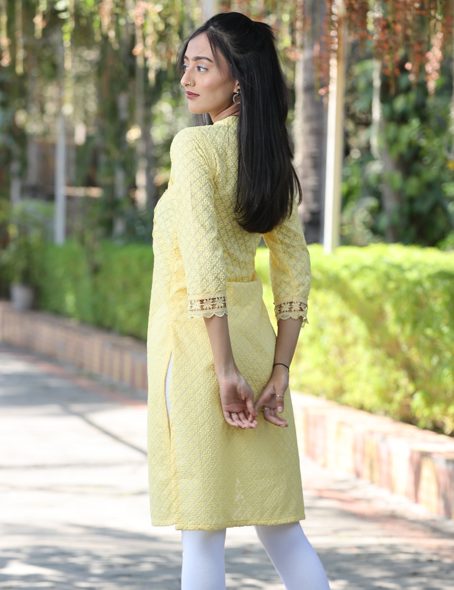 Hakoba-2 side cut kurti