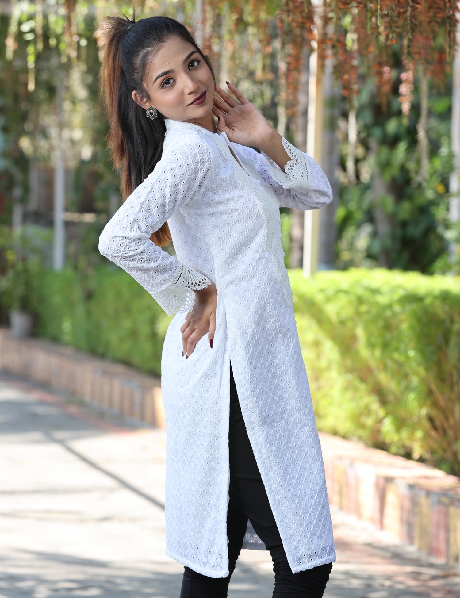 Hakoba-2 side cut kurti