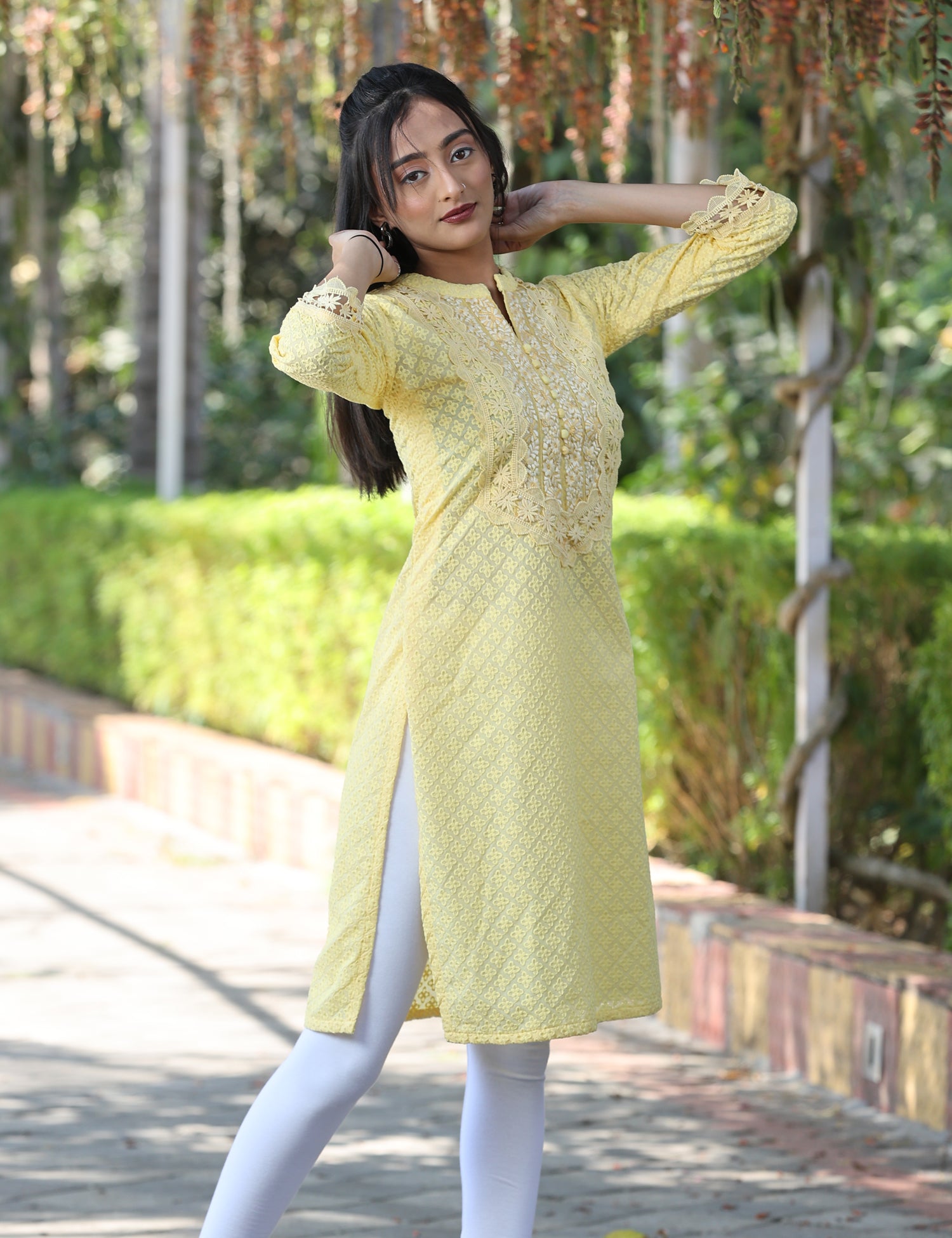 Hakoba-2 side cut kurti